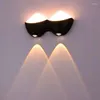 Muurlamp maan op en neer modern waterdichte IP 65 binnen- of buitenverlichting sConce gemengde decoratief illuminaat buiten