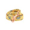 Collari Collare per cani personalizzato Set cintura con fiocco Cintura in velluto di elefante medio Taglia Collare per cani ID cane personalizzato