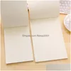 Notepads Journal Notebook Sketchbook Painting Graffiti Blank Ding Notepad Kraft Er Daily Memo Pad Office School Supplies Stationery Dhfbi