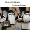 Beschermende uitrusting Kyokushin Karate Handbeschermer Kiokushinkai Karate Fighting Gloves Professional Martial Arts Bokshandschoenen 230530