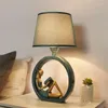 Tafellampen eenvoudige moderne slaapkamerlamp BEDBADE LICHT VOOR LIDE ROOM HOME KUNST Deco Lantaarns nachtkastje