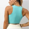 Camicie attive Goditi la canotta lavorata a maglia verde casual Canotta sexy da donna a taglio basso Mini camicetta di base Abiti estivi con spalle scoperte