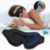 Care 3d Memory Foam Silk Sleep Mask Soft Eye Patches Comfort Three Dimensiona Design Face Sleeping Mask Eyeshade andningsbara kvinnor