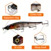 Yemler 1pcs 115mm 14g minnow balıkçılık cazibesi ISCA yapay sert yem trolling wobblers pike krankbait pesca sazan peche tackle 230530