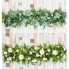 Decorative Flowers Wedding Props Simulation Silk Flower Row Wall El Shopping Mall Decoration Po Studio Pography Background