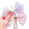 Accessori per capelli Forcina per bambini in stile cinese Clip a becco d'anatra Copricapo Bowknot Nappa laterale Accessorio Hanfu per bambina