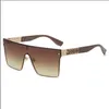 Новые цельные большие рамы металлические квадратные солнцезащитные очки мужские роскошные бокалы бренда унисекс солнцезащитный крем из солнечного зеркала оптом