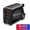 Forme incurvée Quick Charge 3.0 USB C Chargeurs rapides PD 20W Power 3USB PD Accueil Adaptateur de charge murale de type C pour IPhone 14 13 12 pro max Samsung