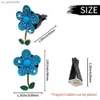 New 1/3PCS Crystal Flower Car Air Freshener Lovely Little Butterfly Ladies' Car Perfume Decoration Clip air refresher car fragrance L230523