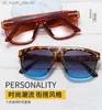 Aoze 2022 New Fashion Luxury Brand Square Tom Men Sunglasses Women Vintage негабаритные солнце