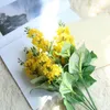 Dekorativa blommor konstgjorda hyacintblommor grenar fleurs artificielles för hembröllopsdekoration falska kransdiy tillbehör
