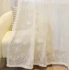 Tenda Tinta unita Rilievo Farfalla Decorazione Alla moda Semi-ombreggiatura Camera da letto Living White 2023