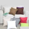 Kissenbezug 40 x 40 cm, für Zuhause, Schlafzimmer, Sofa, einfarbig, Haushalt, MTI-Farben, Kissen mit unsichtbaren Nylon-Reißverschlüssen, Dh0772, Dro Dhc0J