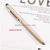 Ballpoint Pens 2 In 1 Touch Sn Pen Metal Durable 1.0Mm Fashion Oil Writing Supplies Advertising Gift Drop Delivery Office School Bus Dhtwu