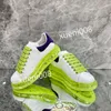 2023 Scarpe casual da donna di moda di marca Scarpe da ginnastica stringate in pelle con tacco basso Scarpe da ginnastica da corsa Lettere Sneakers stampate piatte