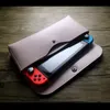 Taschen Leder-Tragetasche Aufbewahrungstasche für Nintendo Switch / Rosa Hülle für Switch Lite Konsole Zubehör Organizer