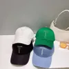 Gorras de béisbol informales, gorra de verano de diseñador, sombreros con letras de retazos, cúpula ajustable para mujer, sombrero deportivo de 4 colores