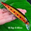 Baits Lures 1Pcs Lifelike Wobbler Fishing Lure 3D Eyes 14cm185g Minnow Artificial Hard Bait Tackle Floating with 6# Hooks 230530