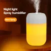 Ultrasonic Air Firidifier Fragrance Diffuser med LED -lampa Mini Essential Oil Car Aroma Mist Maker USB Warm Night Light 300 ml L230523