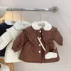 Vestes filles bébé enfants manteau veste Outwear 2023 mignon épaissir printemps automne coton adolescents école cadeau pardessus Sport enfants
