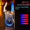 Wrist Watch Cigar Lighter Outdoors Windproof Gas Lighter Jet Double Tube Lighters Gadgets for Men Cigarette Accessories Fires