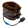 枕ネックストレッチャーインフレータ可能なエアネックトラクション装​​置デバイスソフトネック頸部襟枕鎮圧ストレス疼痛緩和トラクター