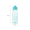 water bottle 600ml Sports Couple Plastic Portable Container Drip proof Outdoor Rope Water Bottle Gift Cup P230530