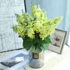 Dekorativa blommor konstgjorda hyacintblommor grenar fleurs artificielles för hembröllopsdekoration falska kransdiy tillbehör