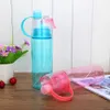 water bottle New Sports Cup Plastic Spray Cool Summer Sport Water Bottle Portable Climbing Outdoor Bike Shaker Bottles