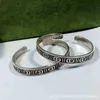 2023 Nieuwe designer sieraden armband ketting ring streep 925 paar Armband trend heren dames veelzijdig