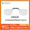 Nreal Air Myopia Lenses Anpassade graden Smart AR Glasögon Assheric harts Anti-Blue Light Lense Anti-Radiation