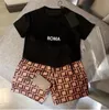 Kleidung Sets Designerin Baby Kids Kleidung Jungen Mädchen Kleidung Sets Sommer Luxus T -Shirts und Shorts Trailsuit Kinder Outfits Kurzarm Shirts Hosen Dhgate