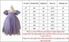 Robes de fille enfants robe filles princesse fête d'anniversaire perles fantaisie Costume pour bébé filles enfants vêtements avec grand