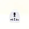 EU AU US to UK AC power plug travel adapter outlet converter socket white