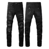 Jeans da uomo firmati Jeans attillati strappati Jeans da uomo Pantaloni da moto in denim causali sottili da uomo taglia 28-40