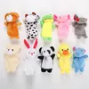 Puppets Peluche Finger Tell Story Puntelli 10pcs Animali o 6pcs Famiglia Bambola Giocattoli per bambini Regalo per bambini 230530