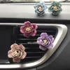 Interior Decorations Conditioner Outlet Flower Perfume Clip Fragrance Freshener Automobiles Air Cleaner Scent Diffuser Car Accessories 0209 L230523