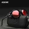 2023 KDEAM Haute Qualité Hommes Femmes Steampunk Lunettes De Soleil De Marque Designer En Plein Air Conduite Punk Lunettes De Soleil UV400 Cool L230523