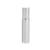 Fashion Metal Roller Parfym Bottle Gold Silver Black Color Essential Oils Eye Cream Roll-On Glasflaska 5 ml 10 ml