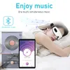 Masseur oculaire de relaxation Smart Eye Mask Vibrator Hot Compress Bluetooth Musice Care Chasheing Fatigue Relief Pliable Dispositif USB Charge