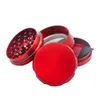 Smoking Pipes Zinc alloy material, diameter 40mm53mm, four layers of metal smoke grinder