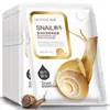 Ansikte 10st/Lot Snail Essence Ansiktsmask Skin Care Face Mask Whitening Hydrating Moisturizing Mask Korean Tender Hud and Soft Hud