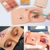 accesories Reusable 5D Silicone Eyes Face Makeup Practice Mask Board Pad Skin Solution Makeup Mannequin Silicone for Training Supplies