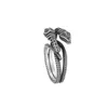 projektant biżuterii Bransoletka naszyjnik duchowy wąż trójwymiarowy kręty kręte stary pierścień pary Wysoka jakość