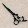 Verktyg Nya 6 tum 440C Steel Black Dragon Hair Scissors Bag Set Cutting Scissor Barber Thonning Shears Scisors Frisör Sessorer