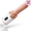 Drahtlose Fernbedienung Automatische Masturbation Pumppistole Maschine Teleskop-Dildo-Vibratoren für Frauen