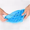 Ice Cream Tools Cube Mold Bar Kitchen Accessories 24 Holes Diy Creative Small Square Shape Sile Tray Fruit Maker Dh0562 Drop Deliver Dhalb