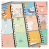 Notepads Cartoon Animals Spiral Mini Notebook Printed Cute Cat Face Students Coil Notepad Journey Diary Office Notebooks Vt1511 Drop Dheyt