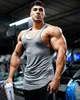 Herrtankstoppar herr 3 pack snabb torr träning tank topp ärmlösa gym skjortor för män muskel tee fitness bodybuilding t shirt 230531