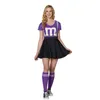 Tema Costume Donna Giapponese Studentessa Cosplay Uniforme Ragazza Sexy Gleeing Cheerleader Costume Set Cheerleading Outfit Costume di Halloween Femme 230530